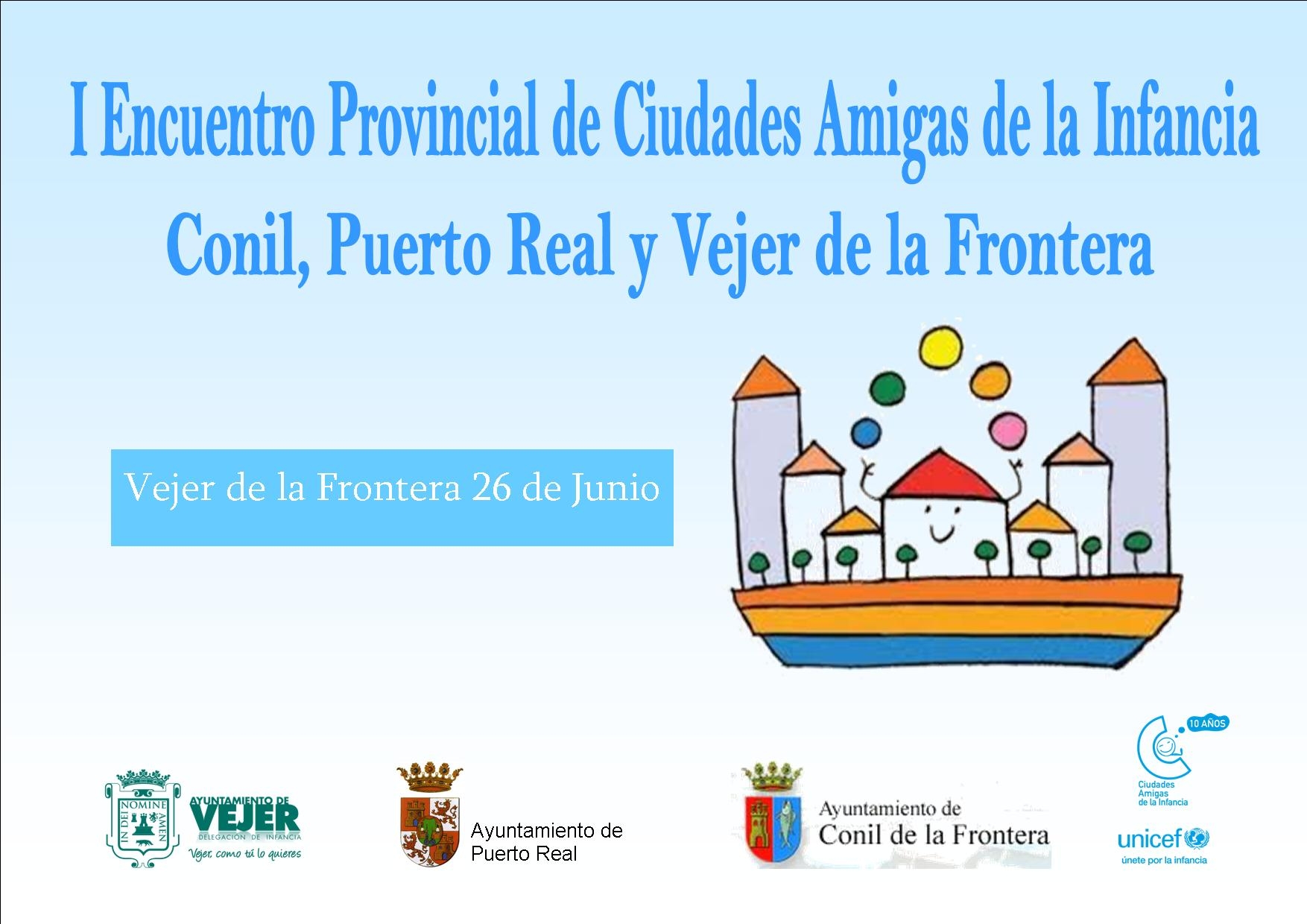 I Encuentro Provincial de Ciudades Amigas de la Infancia en la provincia de Cádiz