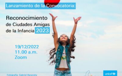 ¡Lanzamos la convocatoria de reconocimiento Ciudades Amigas de la Infancia 2023!